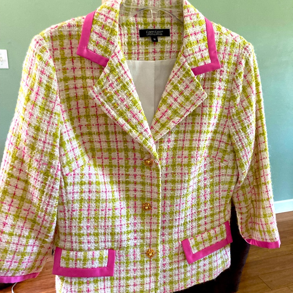 Tweed blazer petite size 12